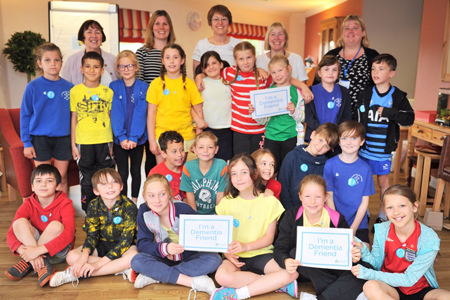 School pupils become dementia friends