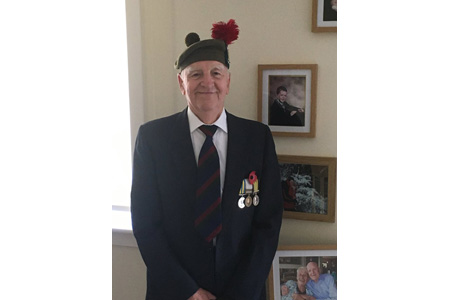 Veteran attends Remembrance ceremony