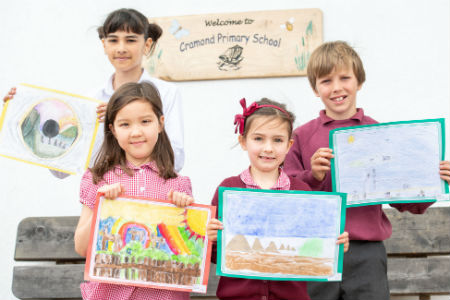 Primary school pupil wins art prize