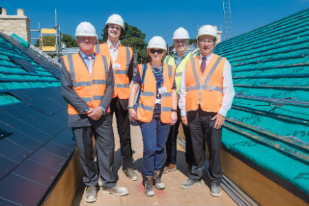 Topping out ceremony in Bradford