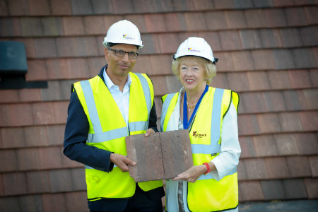 Topping out for Banstead home 