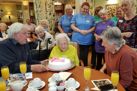 Resident reaches 105 years