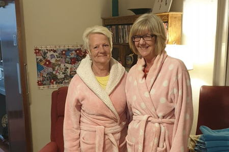 Staff in pyjamas go viral