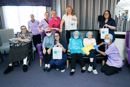 Residents learn about dental care