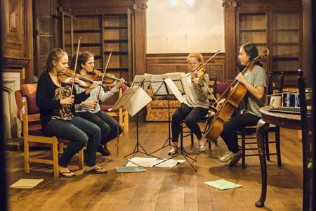 Young musicians share the music