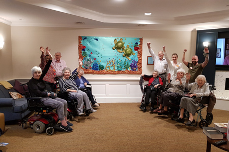 Underwater themed artwork unveiled