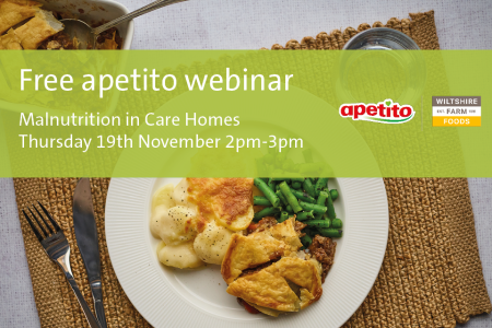 Apetito opens registration for malnutrition in care homes webinar