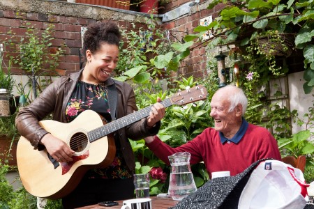 Hundreds of care homes tune up for winter music initiative