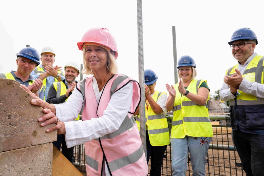 HMT Littlehampton celebrates topping out