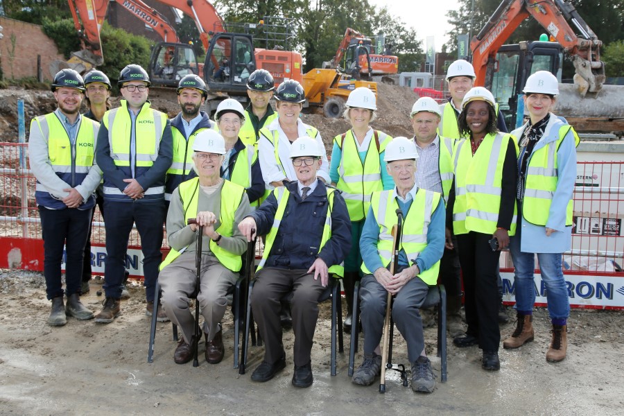 Breaking ground ceremony for Leatherhead retirement development