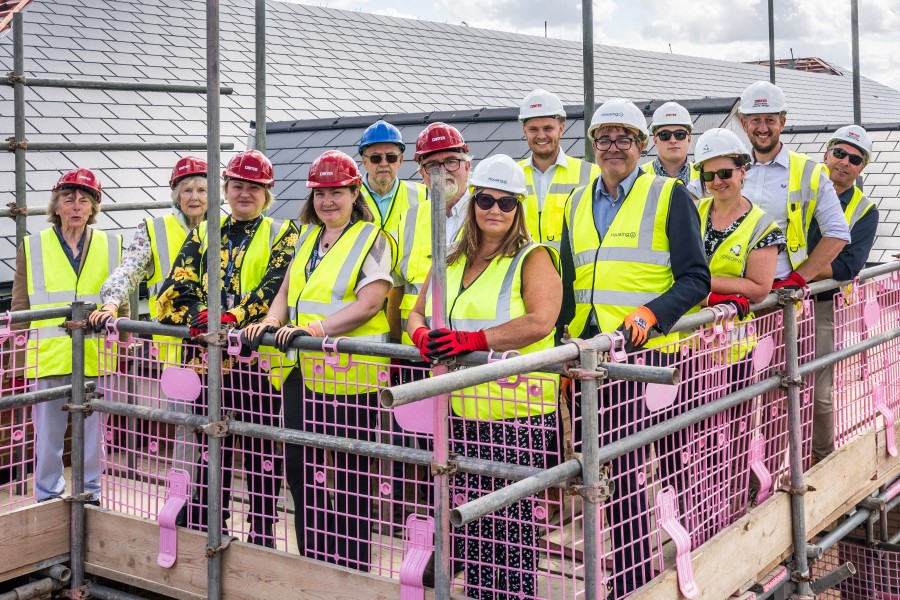 Topping-out milestone for Suffolk Extra Care scheme